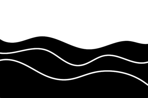 Free Vector | Wavey Lines Background Black Colour