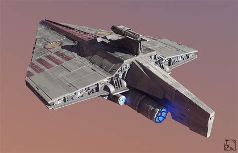 ArtStation - Star Wars - Redemption | Stardestoyer Class Acclamator ...