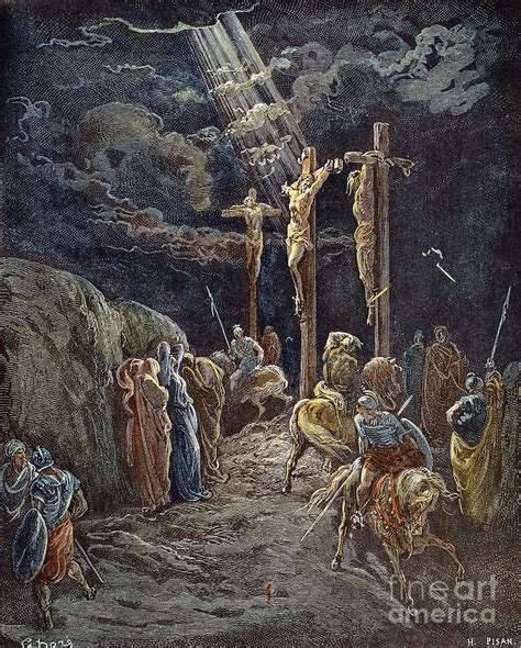 Crucifixion Drawing by Gustave Dore - Pixels