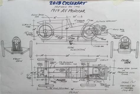 #Cyclekart #Plans #Layout | Cyclekart, How to plan, Cycle car plans