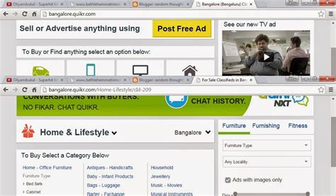 Quikr Nxt- On Quikr and it's new 'Chat' feature! ~ random thoughts.....