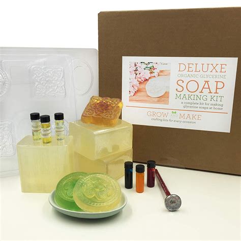 Grow and Make DIY Deluxe Organic Soap Making Kit | Soap making kits ...