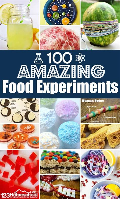 100 AMAZING Food Experiments for Kids - Chemistry, Biology, Physics ...