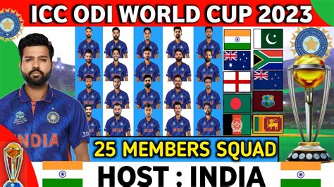 Icc World Cup 2023 Team India Squad Odi World Cup 2023 Team India ...