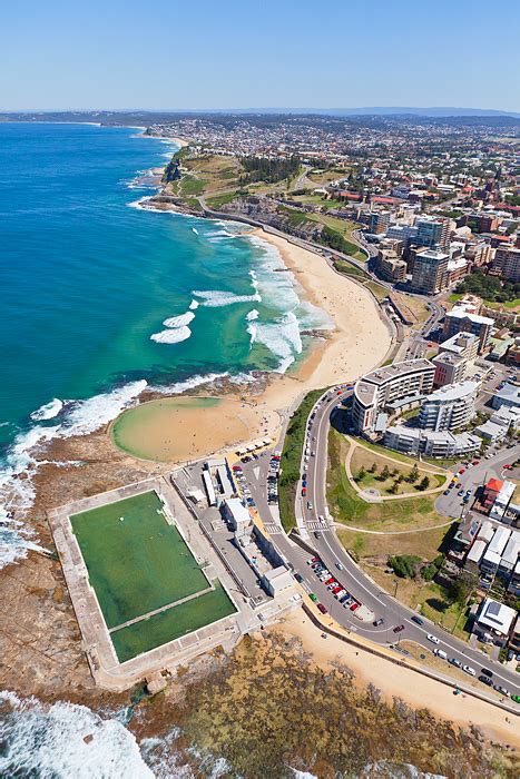 Aerial Newcastle Beach to Merewether Beach Photo Images