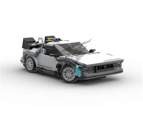 LEGO MOC DeLorean Time Machine by legotuner33 | Rebrickable - Build ...