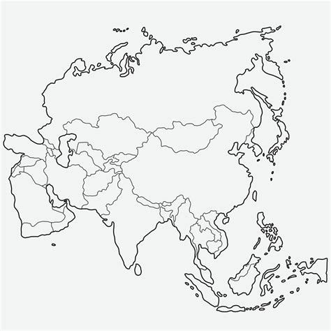 doodle freehand drawing of asia map. 5353665 Vector Art at Vecteezy