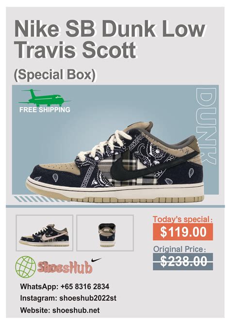 Nike SB Dunk Low Travis Scott - Today’s special : r/sneakerreps