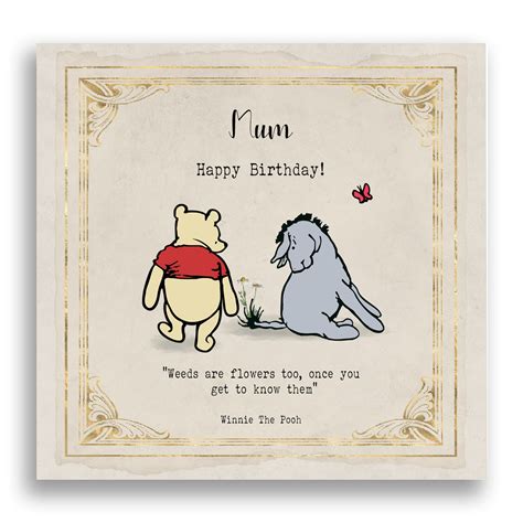 Personalised Winnie the Pooh and Eeyore Birthday Card for - Etsy