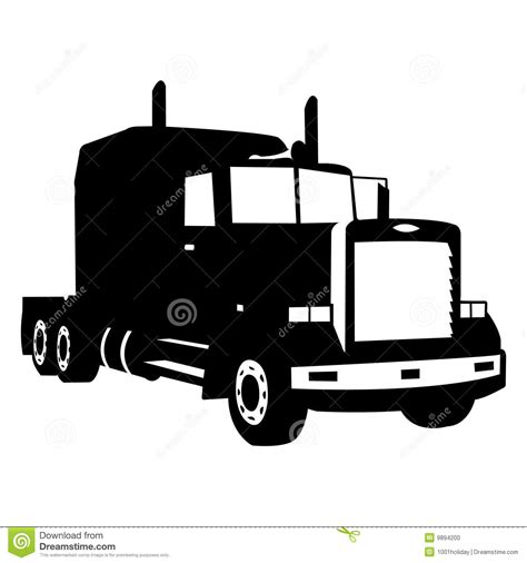 Semi Truck Vector at GetDrawings | Free download