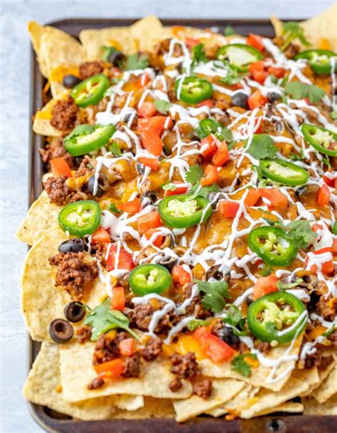 Sheet Pan Nachos - Tornadough Alli