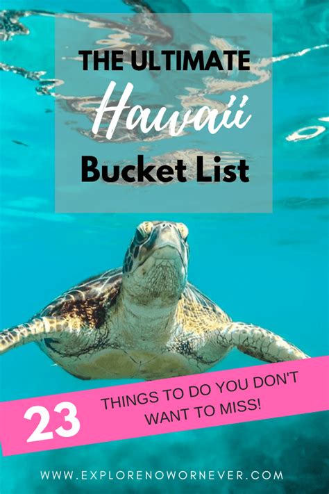 The ULTIMATE 2021 Hawaii Bucket List: 23 Amazing Things to Do ...