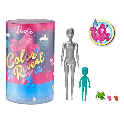 Buy Barbie Color Reveal Set with 50+ Surprises Including 2 Dolls, 3 ...