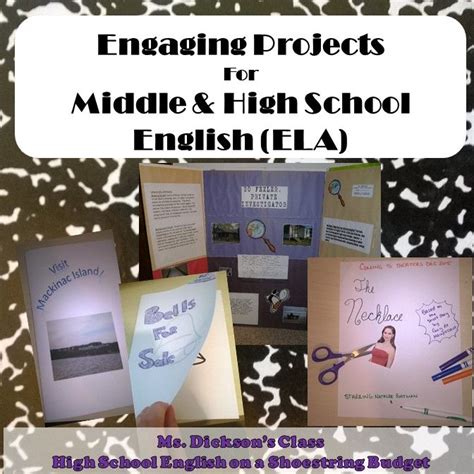 Fun and engaging projects to use at the high school or middle school ...