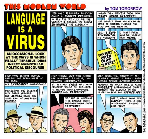 Acerbic Politics: Four Tom Tomorrow cartoons