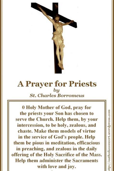 Prayer for priests | Prayers, Catholic prayers daily, Priest