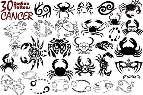 Cancer Exclusive Zodiac Tattoos Designs