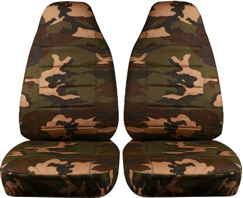 Camouflage Car Seat Covers (Front, Semi-custom) Tree/Digital/Army+ 16 ...