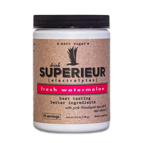 Fresh Watermelon Electrolyte Powder 6.9 oz - with Pink Himalayan Salt ...