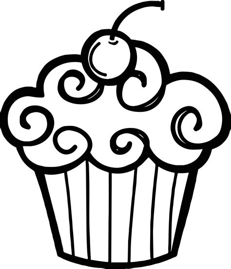 Image result for cute cupcakes clipart | Cupcake coloring pages ...