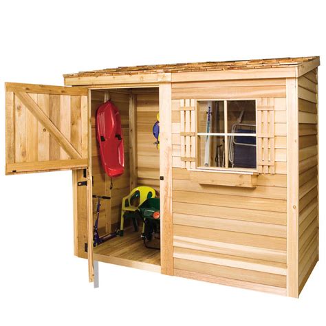 Cedarshed Bayside 6X3 Lean-To Shed [B63] | Free Shipping