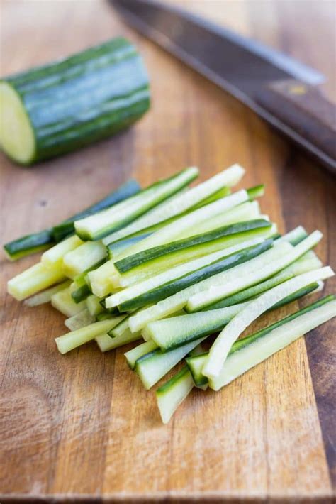 How to Cut Julienne Strips (2 Ways!) - Evolving Table