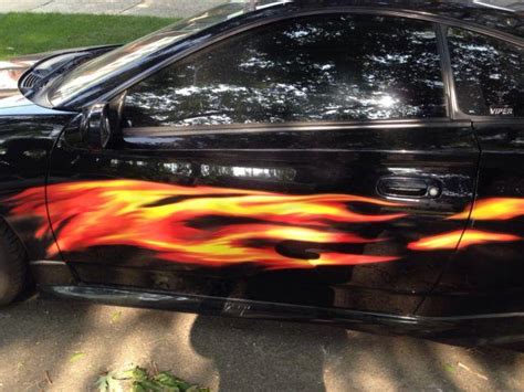 Full Color Fire Flames Auto Accent Decals #F2 | Xtreme Digital GraphiX