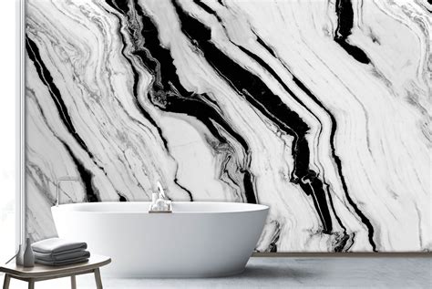 Black And White Marble Texture