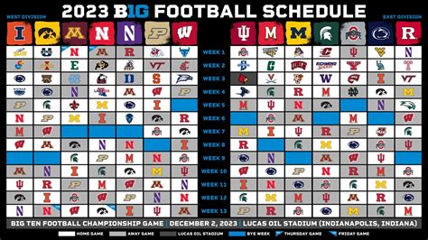 Michigan Football: 2023 Big Ten Schedule released - Detroit Sports Nation