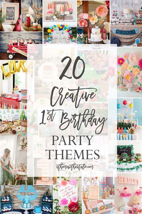 20 Creative First Birthday Party Themes – At Home With Natalie