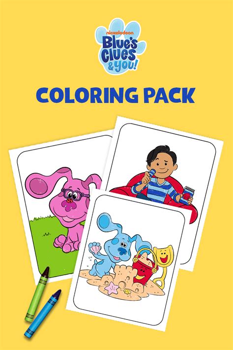 Blue's Clues & You! Coloring Pack | Nickelodeon Parents