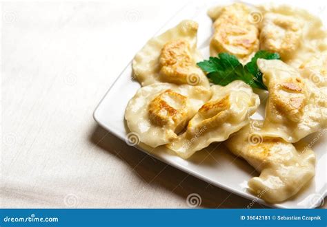 Polish dumplings stock image. Image of restaurant, culinary - 36042181