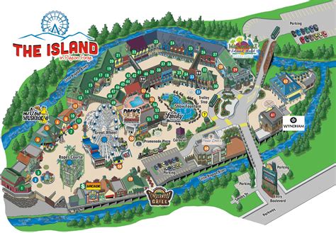 Theme Park Map Design