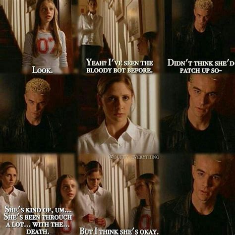 Not quite okay. Poor girl thought she was in hell. Buffy Quotes, Movie ...