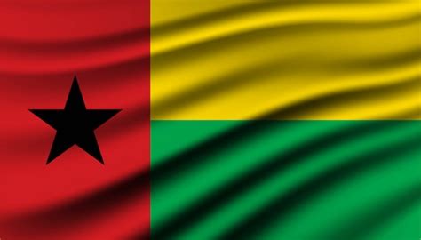 Premium Vector | Flag of guinea-bissau background template.