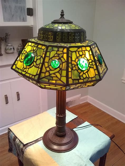 Leaded stained glass lamp - antique? | InstAppraisal