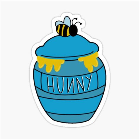 "Hunny Pot" Sticker for Sale by Rowan McDonald | Redbubble