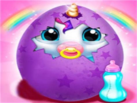 Play My Baby Unicorn Virtual Pony Pet Girl Game Online - JuegosFriv games