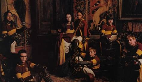 I had never seen this portrait of the Gryffindor Quidditch team by the ...