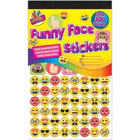 Funny Face Emoji Stickers