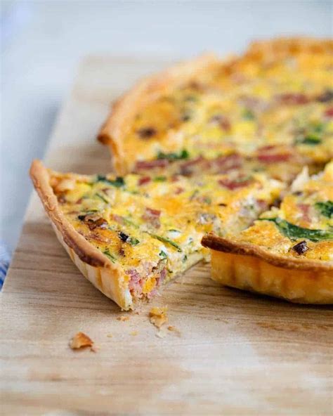 EASY Ham and Cheese Quiche (10 mins prep!) - I Heart Naptime