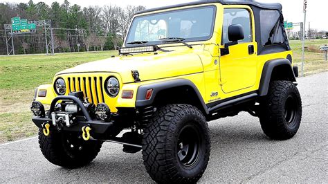 Yellow Jeep Wrangler Lifted - Yellow Choices