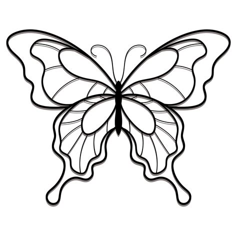 Mariposas Butterfly Outline Butterfly Drawing Butterfly Crafts | Porn ...