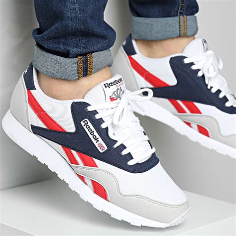 Reebok - Baskets Classic Nylon GW8357 White Vector Navy Prince Red ...