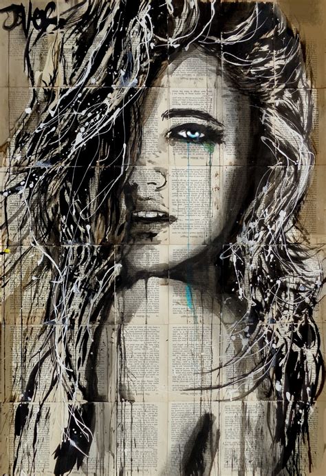 Loui Jover |Ink Drawings On Newspaper - Art People Gallery | Newspaper ...