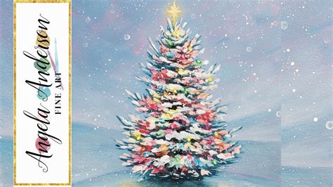 Youtube Acrylic Painting Tutorials For Beginners Christmas - I learned ...