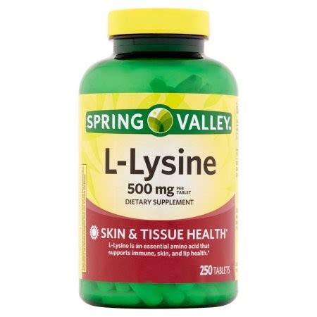 L-Lysine supplement - Benefits, dosage and side effects - Drugs Details