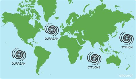 Les cyclones et les anticyclones | Alloprof