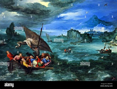 The Storm On The Sea Of Galilee Painting