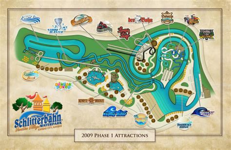 Schlitterbahn Waterpark Map and Brochure (2009 - 2011 ...